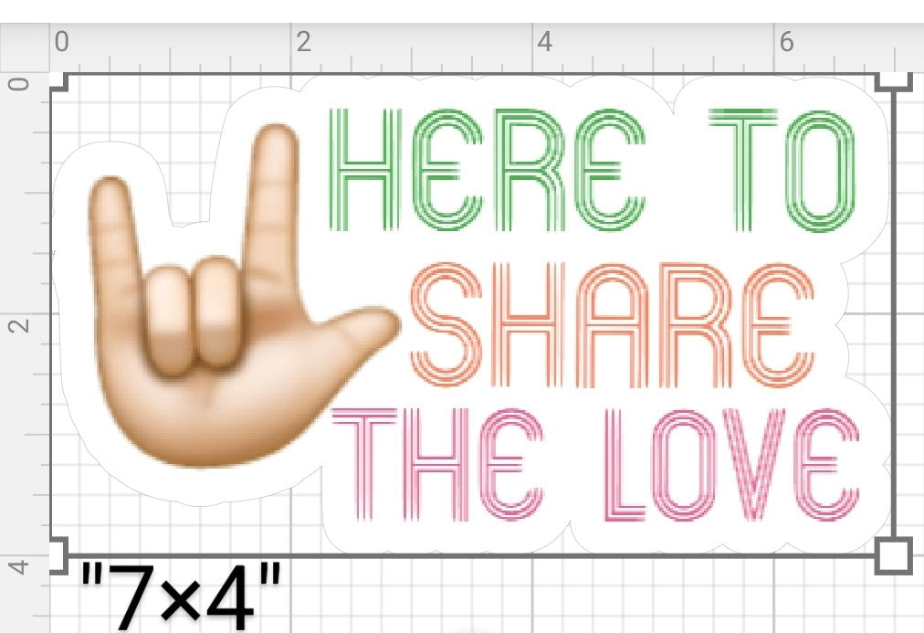 Here To Share The Love